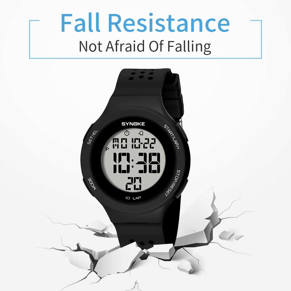 Waterproof Watches LED Digital Watch Alarm Watch Boys Girls Sports Kids Children