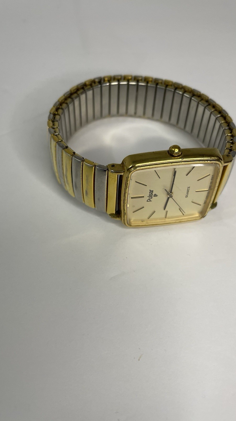 Pulsar Men’s QuartzY551-5029, Two Gold And Silver Like Band