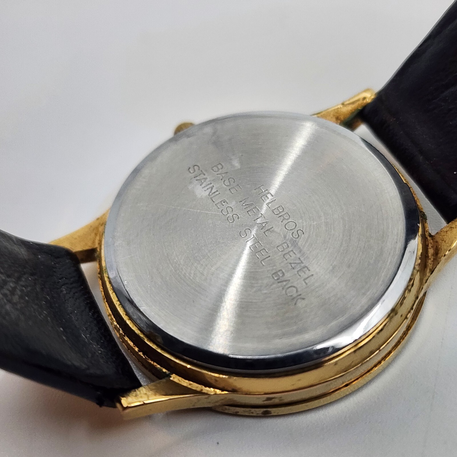 Vintage Helbros Anniversay Collection United States Twenty Gold Coin Dial Watch