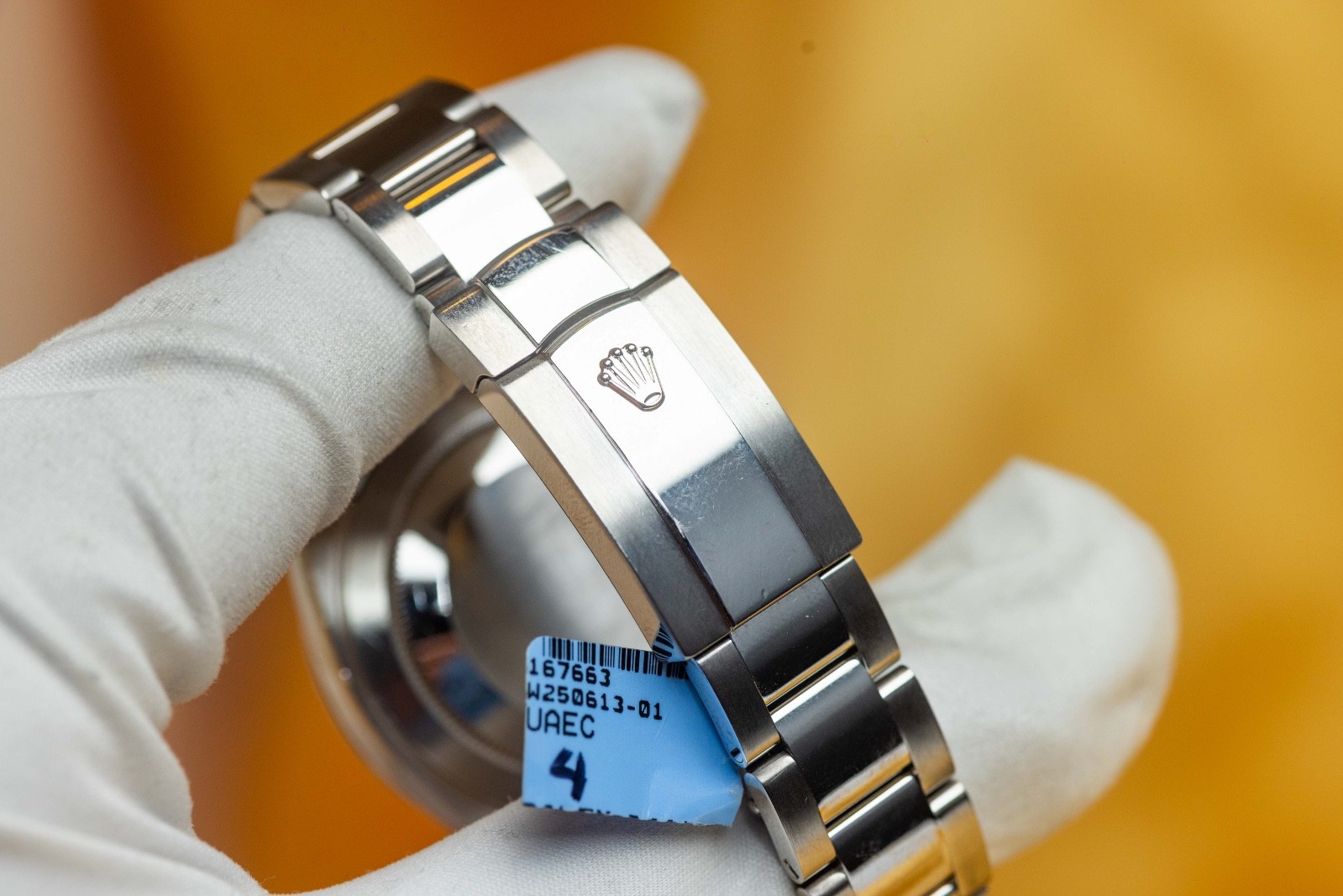 Rolex Datejust 41 Black Stick Dial – Smooth Bezel, Oyster Bracelet – 126300