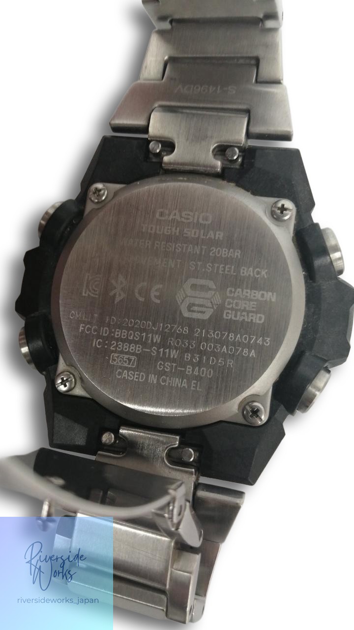 CASIO G-SHOCK GST-B400D Men’s Stainless Steel Watch Bluetooth Solar
