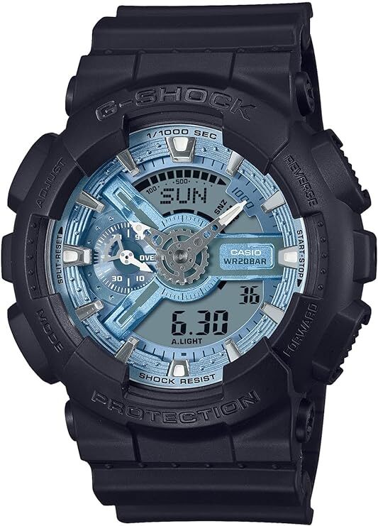 Casio G-SHOCK GA-110CD-1A2JF Blue Metallic Color Dial Men Watch New in Box