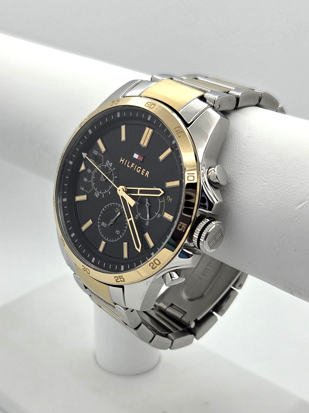 Tommy Hilfiger 1791559 Men’s Decker Two-Tone Multifunction Watch – Display Model