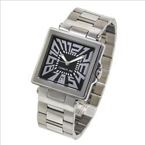 CERRUTI MENS IMPERO UOMO SWISS WATCH NEW CT64311X403011 STAINLESS BRACELET BLACK