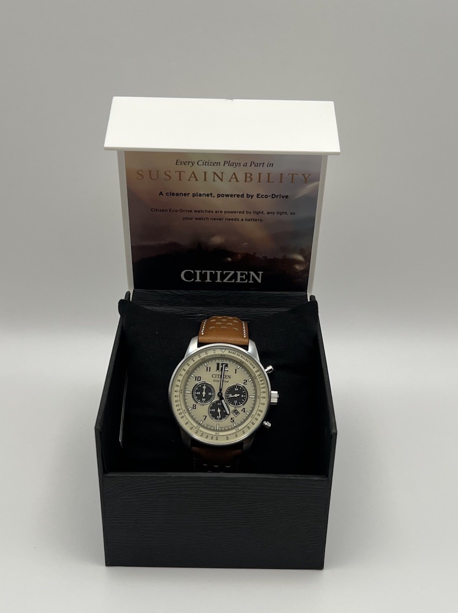 Citizen Men’s Chronograph Eco-Drive Stainless Steel Watch CA4500-08X
