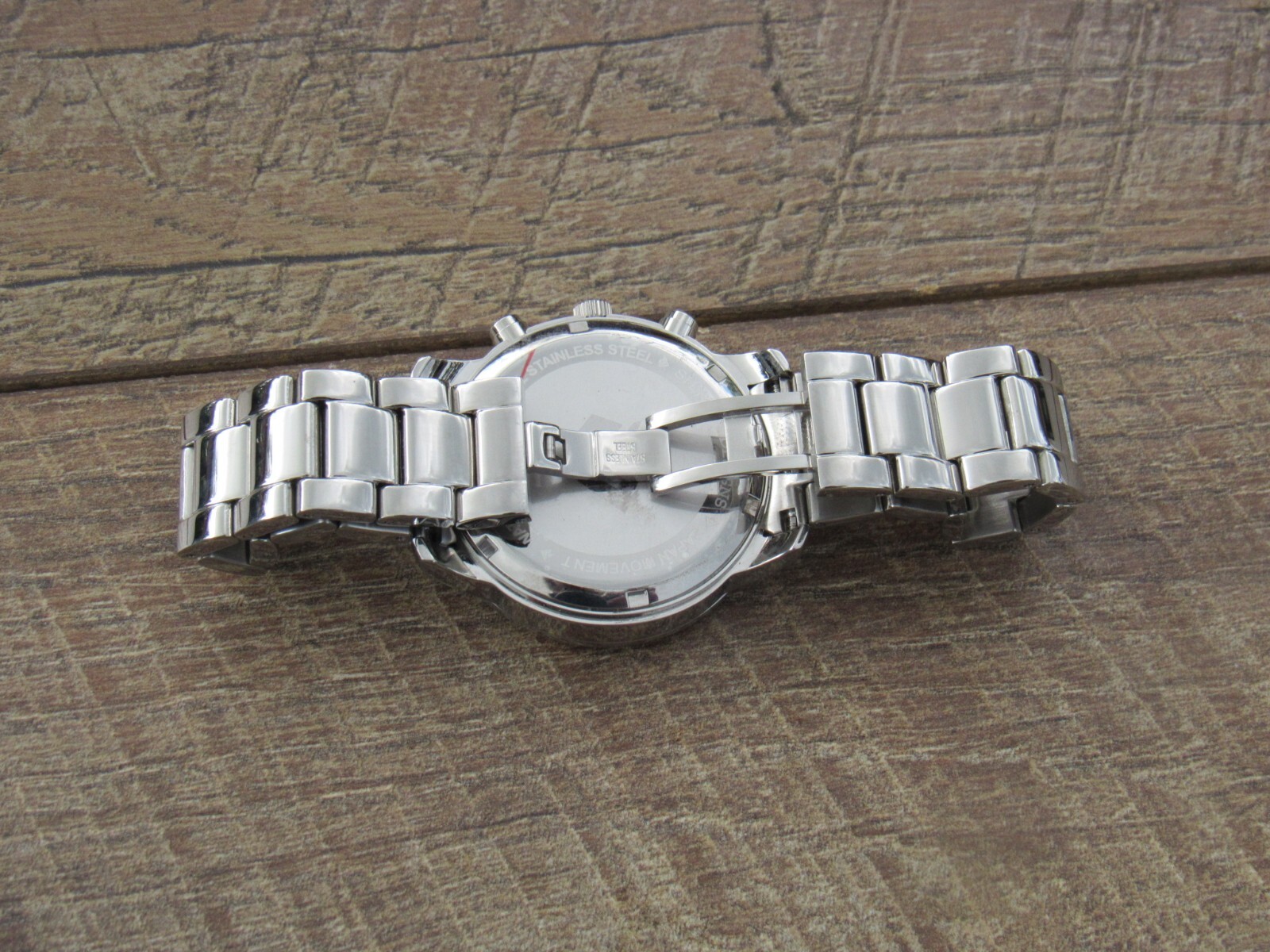 NEW SILPADA Stainless Steel Silver CZ Baguettes Finishing Touch Watch T2956 2956