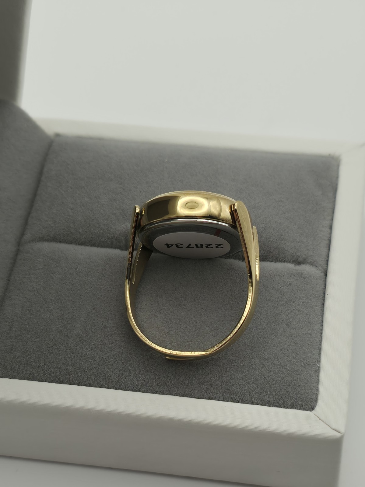NEW Invicta Women’s 17.5mm Angel Ring Quartz Gold Tone 30m Stainless Steel Watch