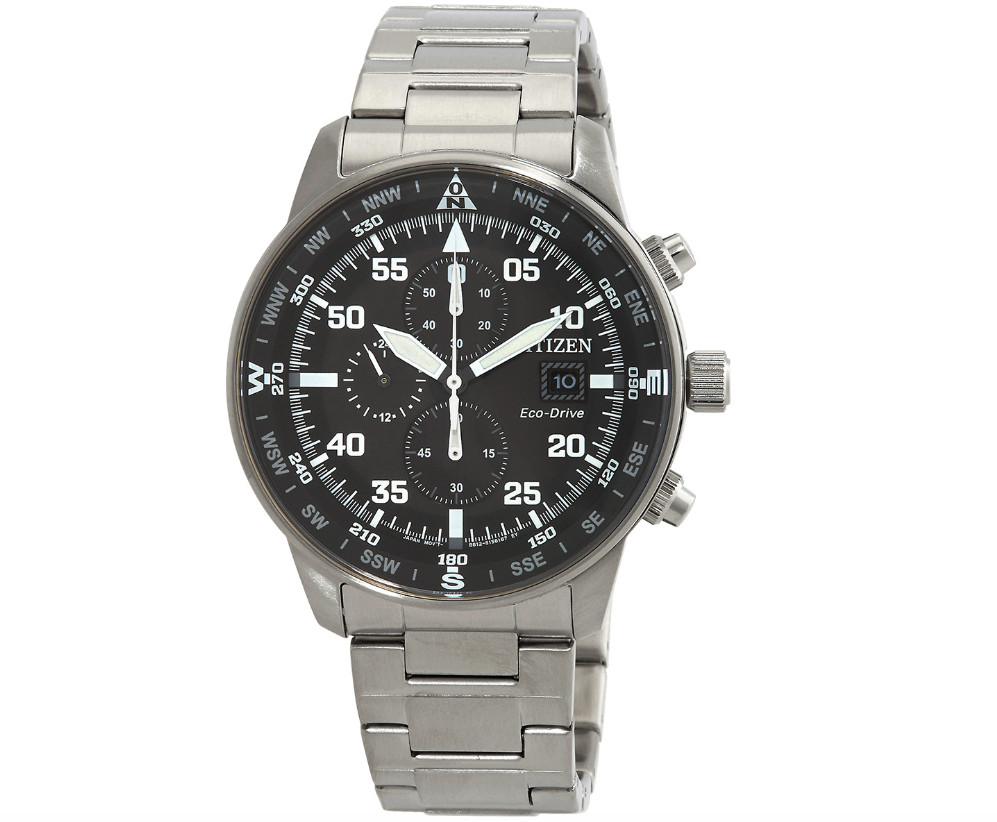 NEW Citizen Crono Aviator Men’s Eco Drive Chronograph Watch – CA0690-88E