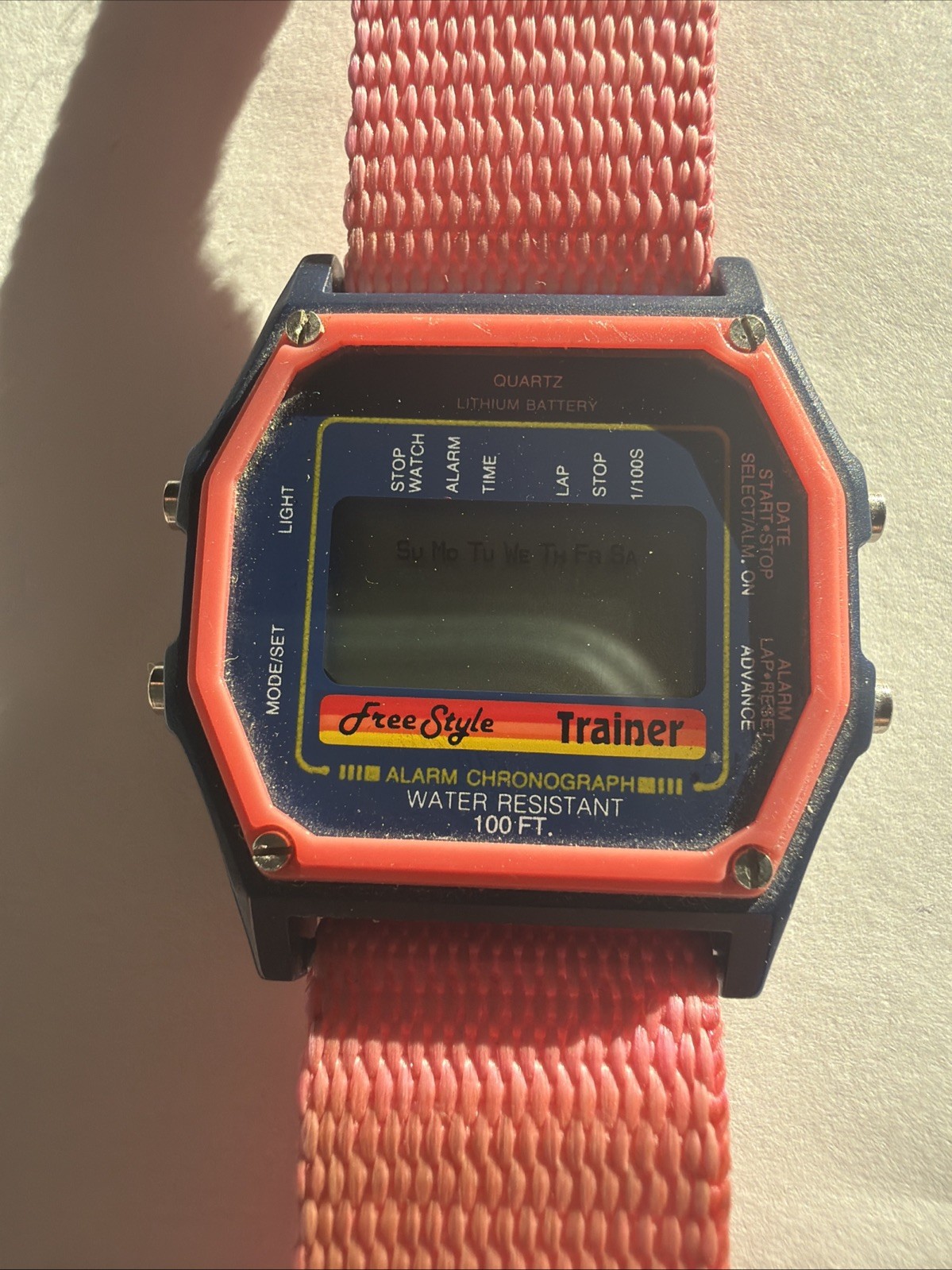 1980’s Vintage FREESTYLE Trainer Digital Watch Prior to «Shark» Needs Battery