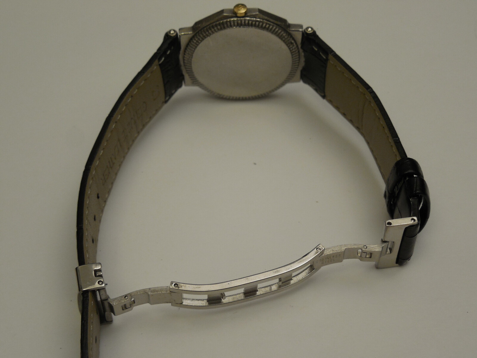 BAUME MERCIER SOLID STEEL RIVIERA 30MM COLLECTIBLE WATCH WITH DEPLOYMENT STRAP