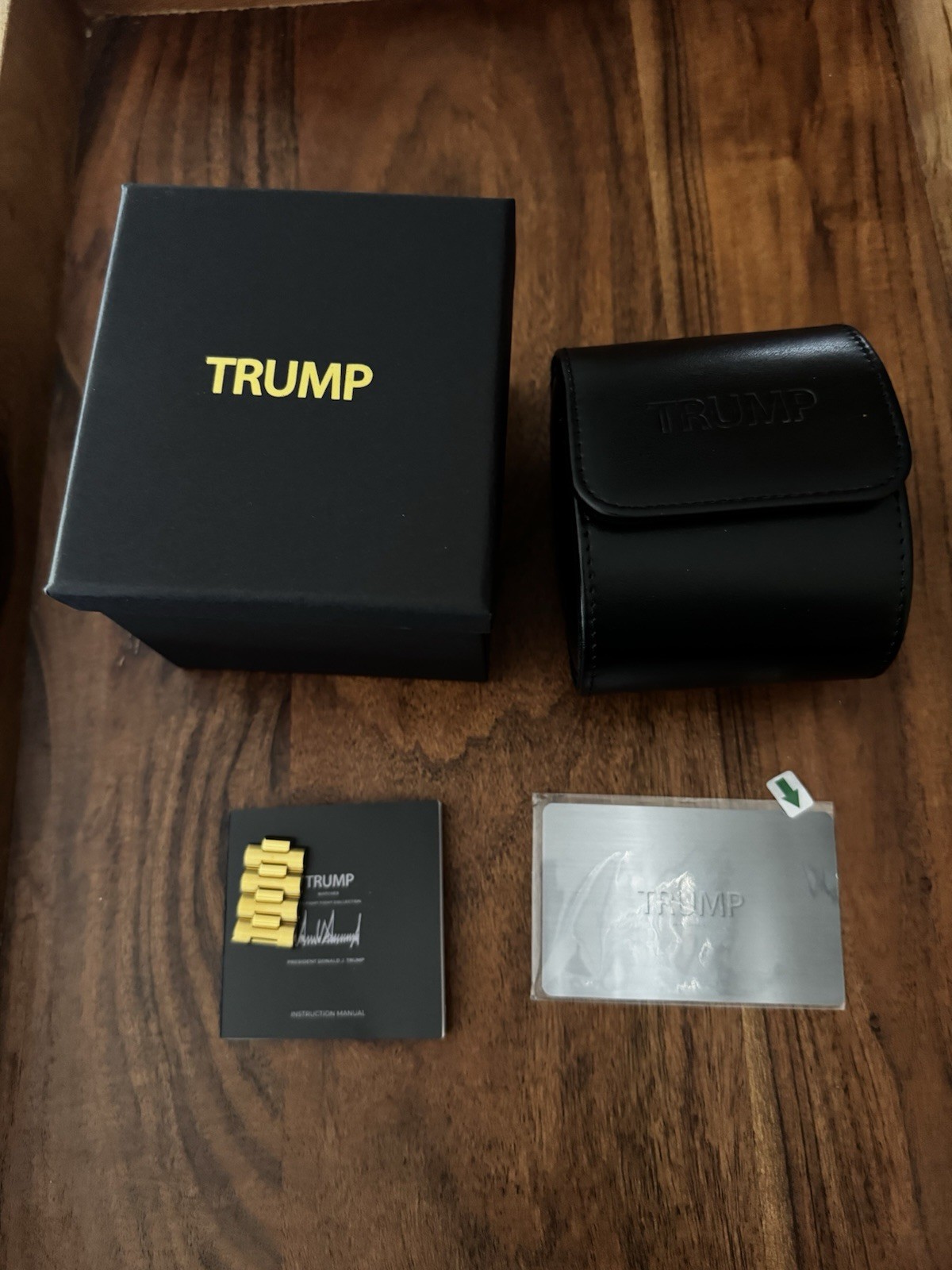 Trump Watch – Fight, Fight, Fight Onyx Gold- Limited Number Produced MAGA /1000