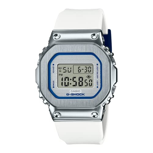 Casio G-Shock GM-S5600LC-7 Boys Shock Resistant Resin Stainless Steel Watch