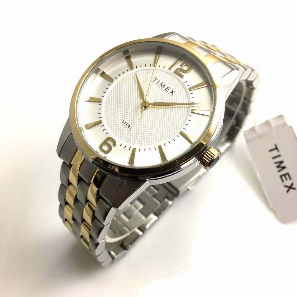 Timex TW2T59900 Men’s Classic Premium Classic Two-Tone Stainless Steel Watch