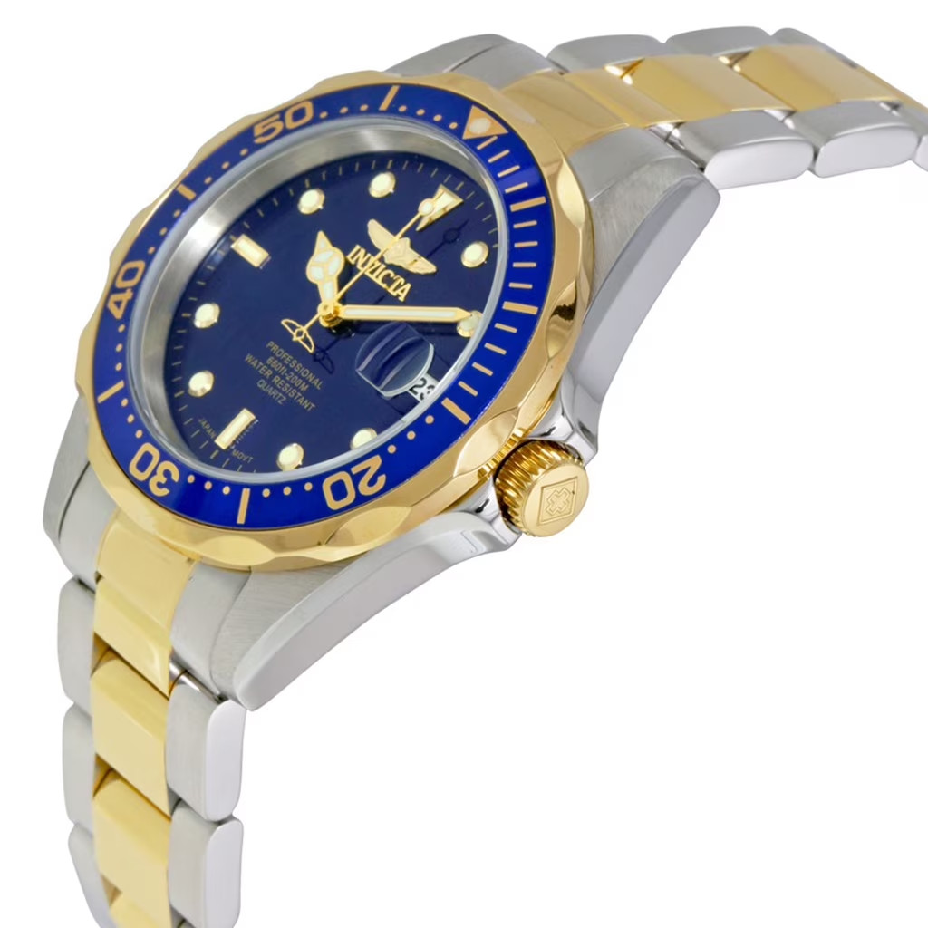 Invicta Men’s 8935 Pro Diver Collection Blue Dial Two-Tone Stainless Steel Watch