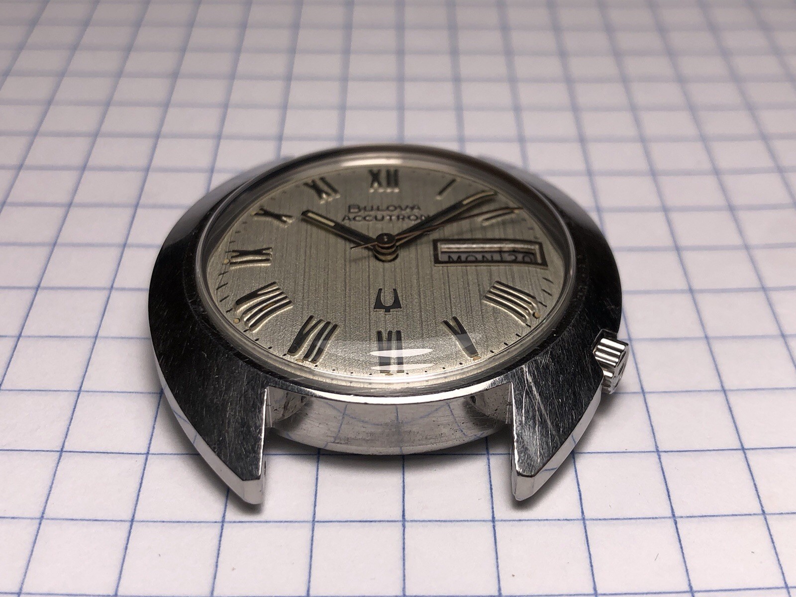 Vintage 1973 Bulova Accutron Day Date Tuning Fork 2182 Men’s Watch