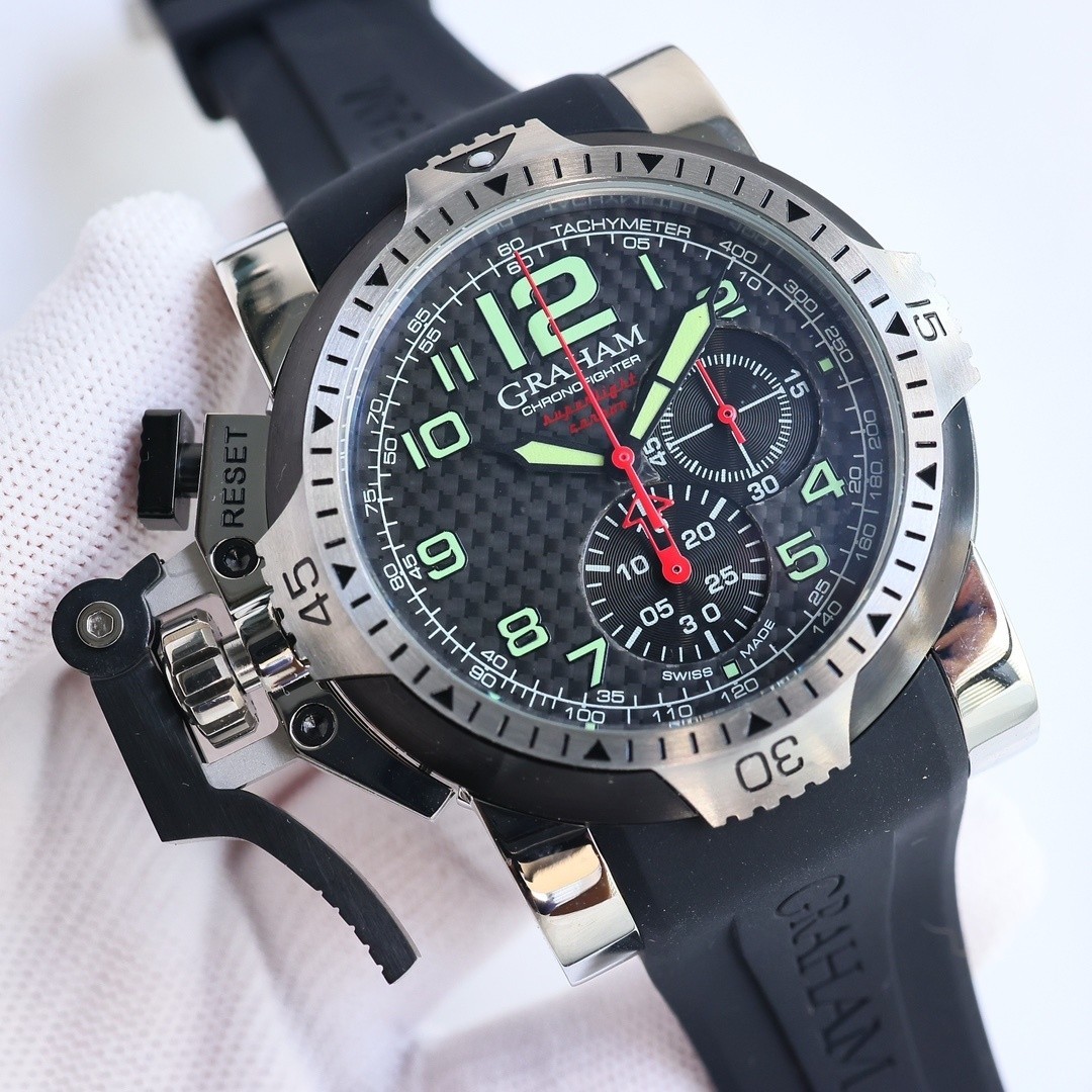 Graham men’s multifunctional quartz watch size: 44mm thick 8mm
