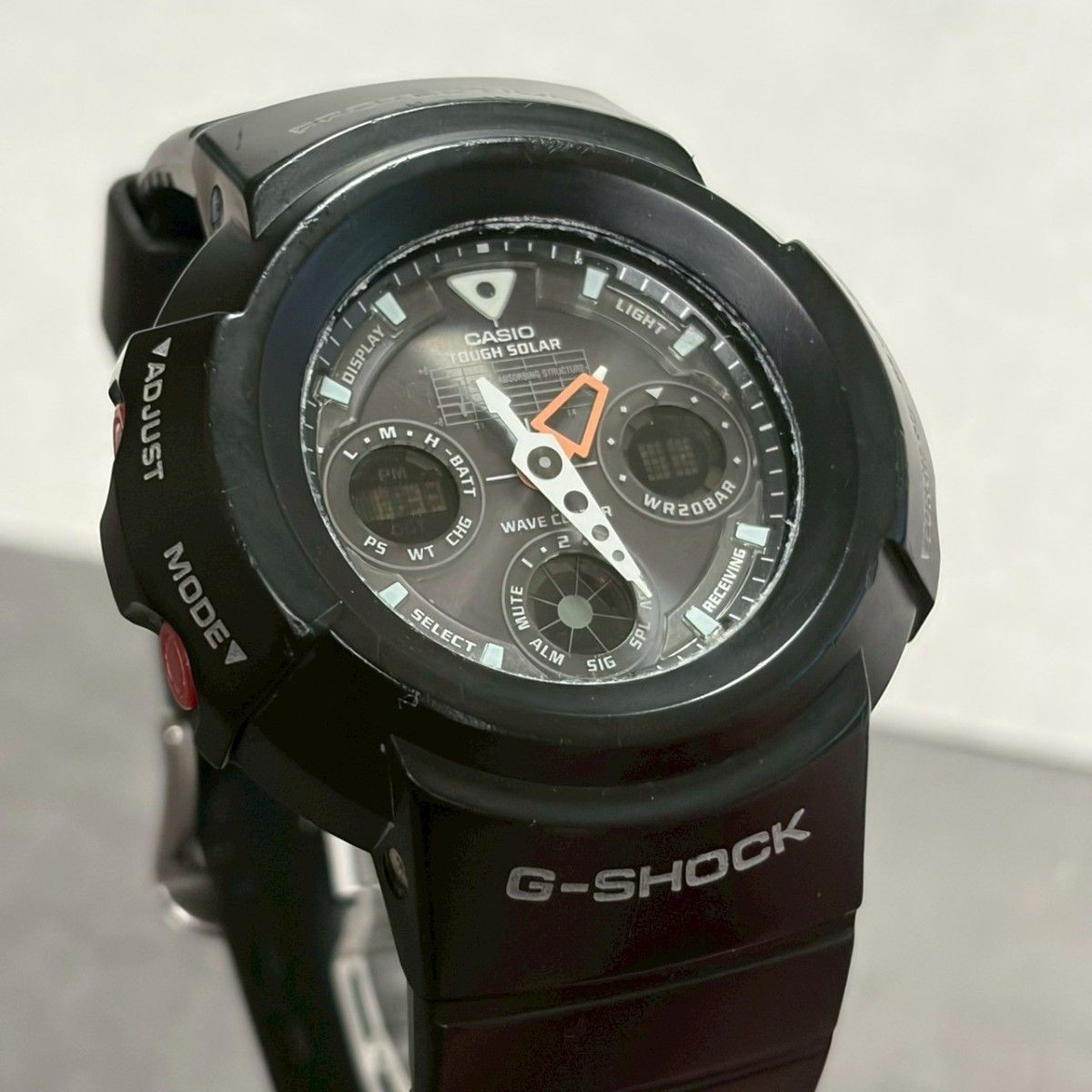 CASIO G-SHOCK AWG-500UAJ United Allows Collabo Black Radio Solar Used Japan
