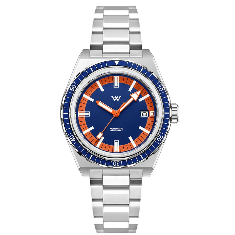 Welly Merck WM194 Automatic NH35 Dive Watch 200m Sapphire Crystal 40-44mm