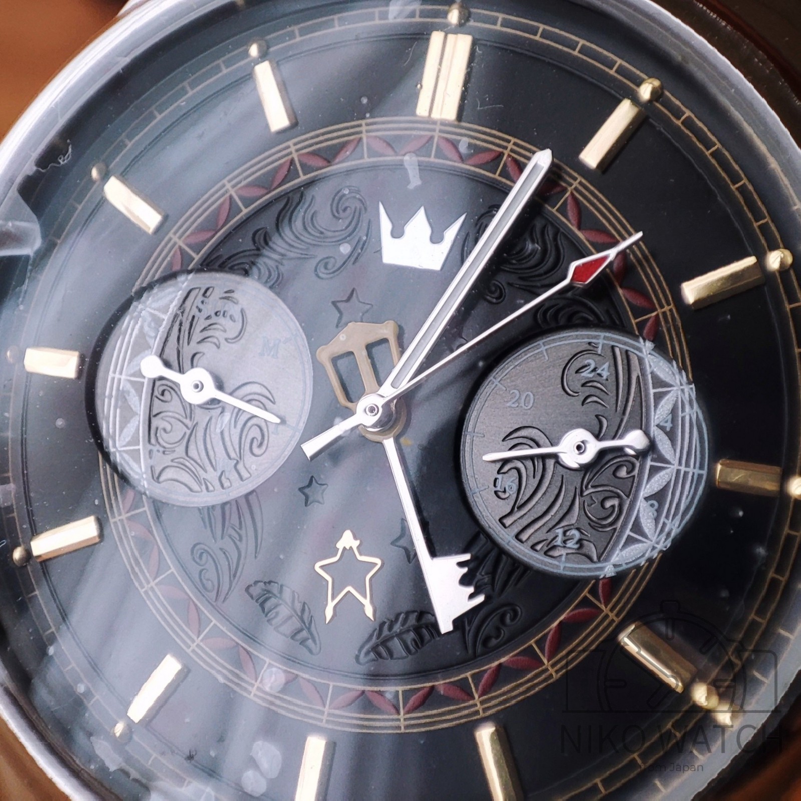 KINGDOM HEARTS Watch Sora Model 20th Anniv. Super Groupies Black JP [Excellent]