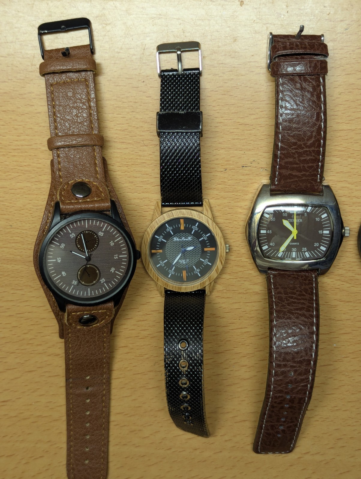 Random Wrist Watch Lot Mens USED Various Brands Styles