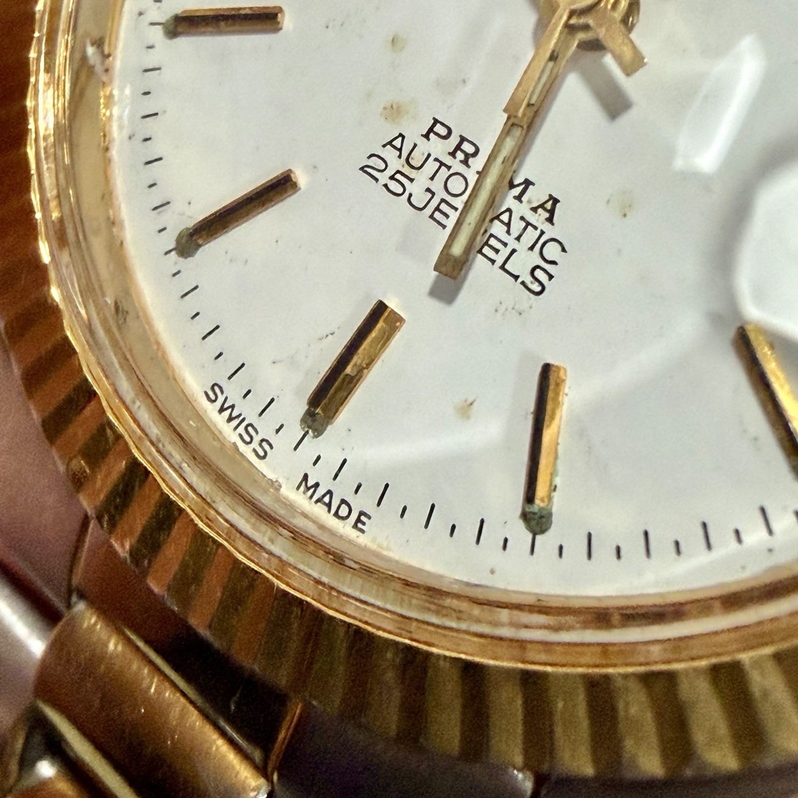 VTG West End Watch Co. Lowan Split DayDate 2 Tone Automatic Men’s Swiss Watch