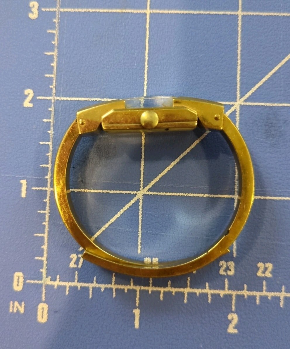 Unique! RARE Kurz 10k Gold Plated Ladies Vintage Dress Watch. Working! Look!!