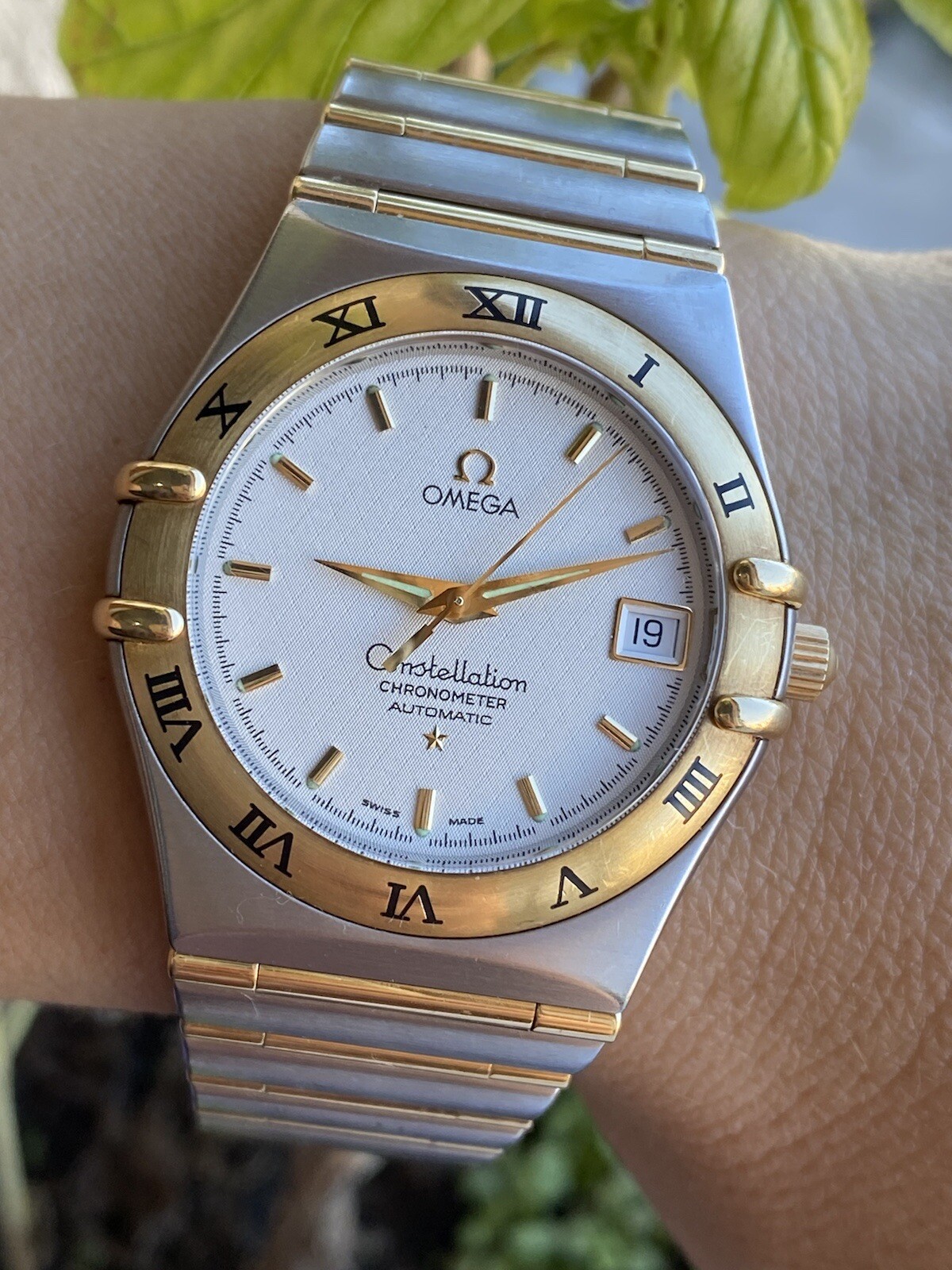 Omega Constellation Watch Automatic Chronometer 1120 Mens 35.5mm Swiss 368.1201