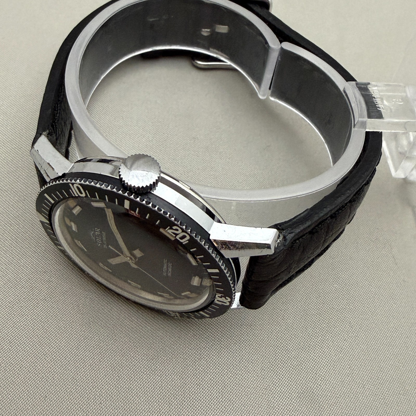 Gallet Solar Automatic 25 Jewel Swiss Vintage Diver Watch Swiss