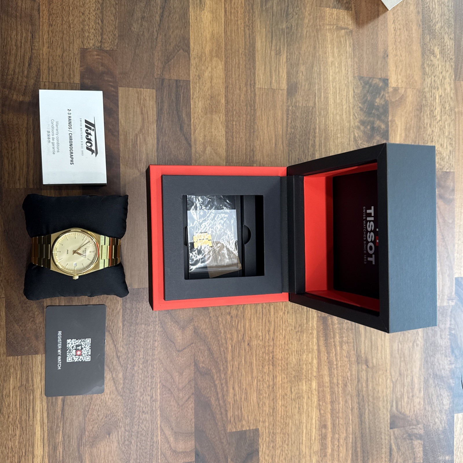 Tissot PRX/316L Classic Champagne Dial T137.410.33.021.00 Men Quartz Watch 40mm