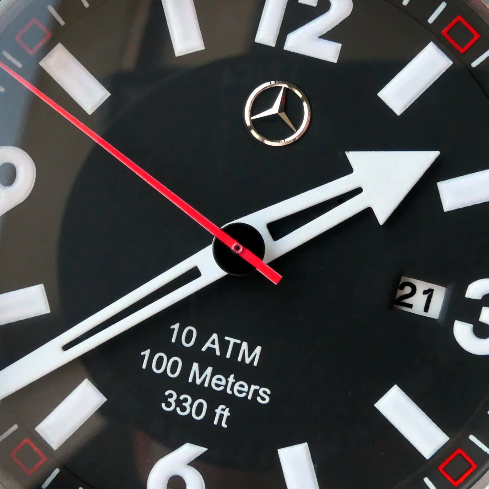 Mercedes Benz Motorsport Racing AMG DTM Pilot Aviator Sport Car Accessory Watch