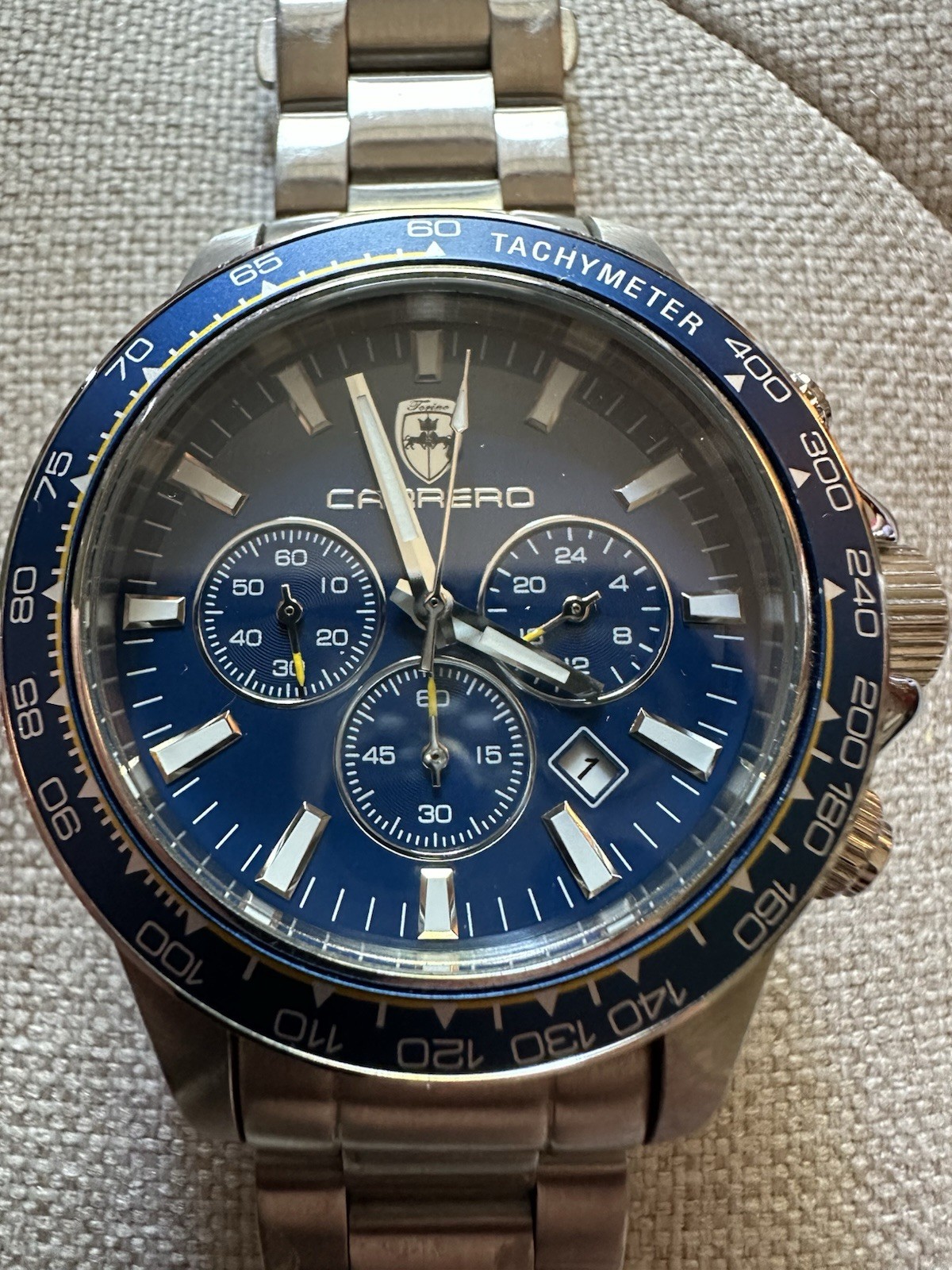 Torino Carrero Men’s Avatar Watch 44mm Blue