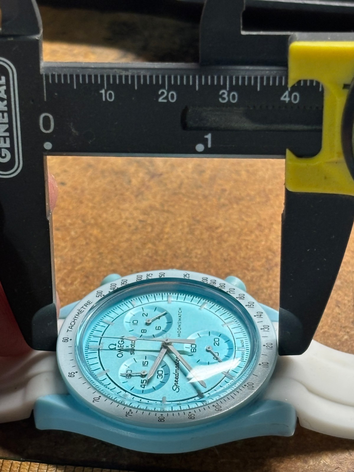 USA Seller OMEGA X MoonSwatch SWATCH Mission to Uranus BLUE WHITE Watch 4j Swiss