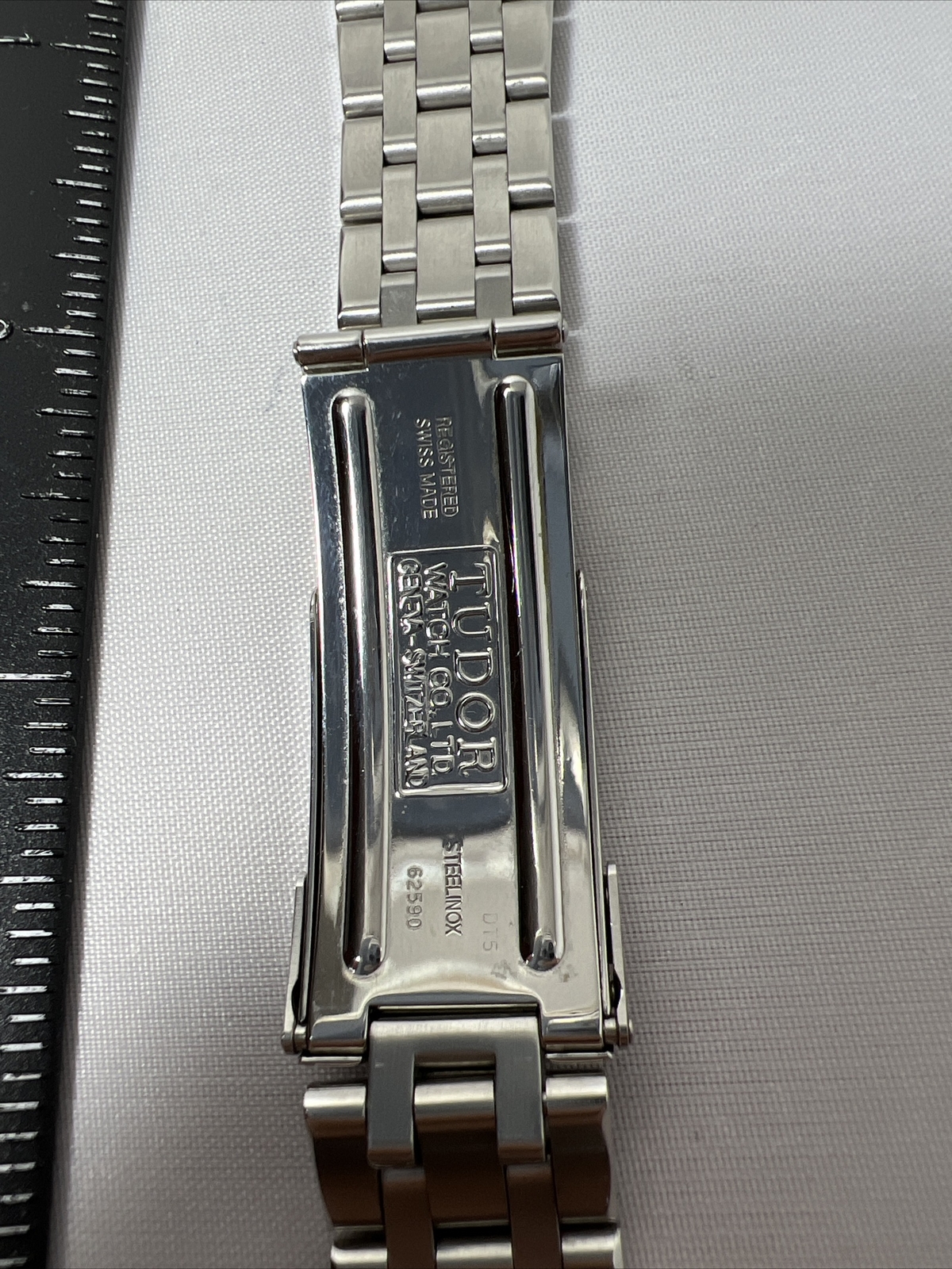Tudor 62590 Stainless Steel Deployment Clasp & Bracelet END LINKS NOT INCLUDED
