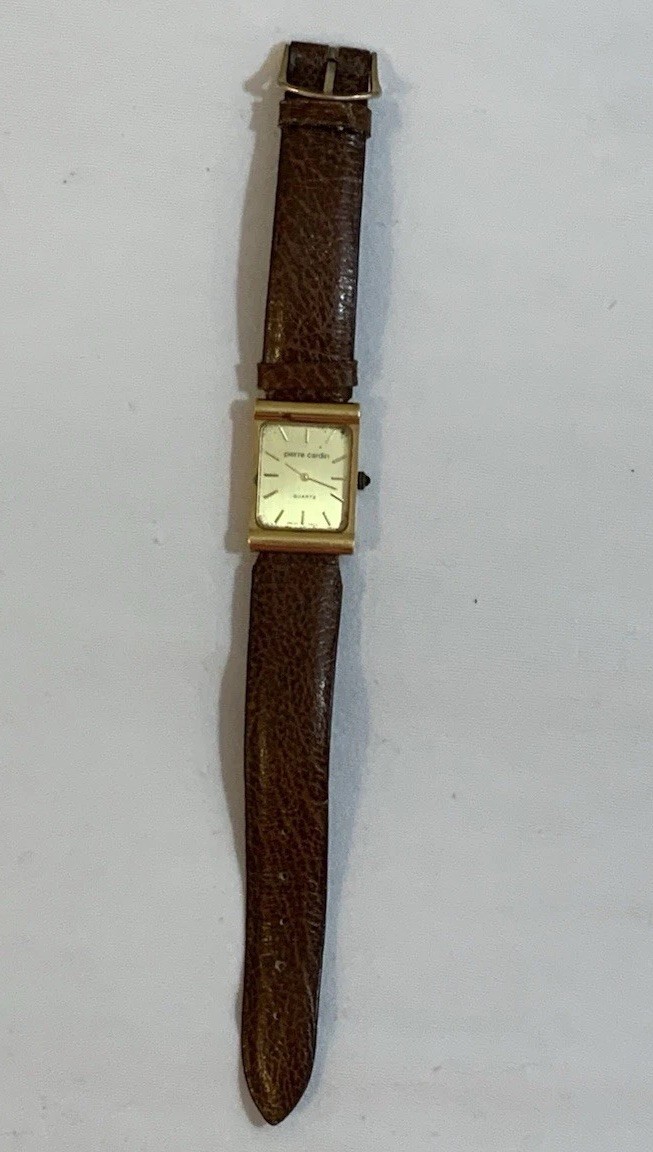 VTG Pierre CardinWomen’s Quartz Hadley Watch18KElectroplate Swiss Needs Battery
