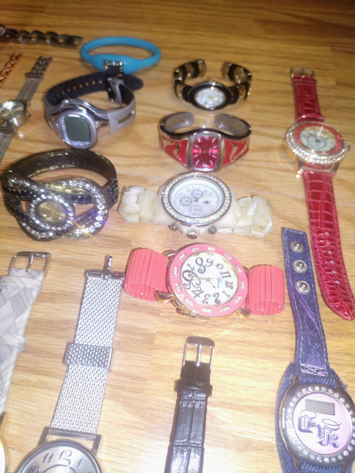 Designer Ladies Watches, Lot Of (24) Various Brands And Styles