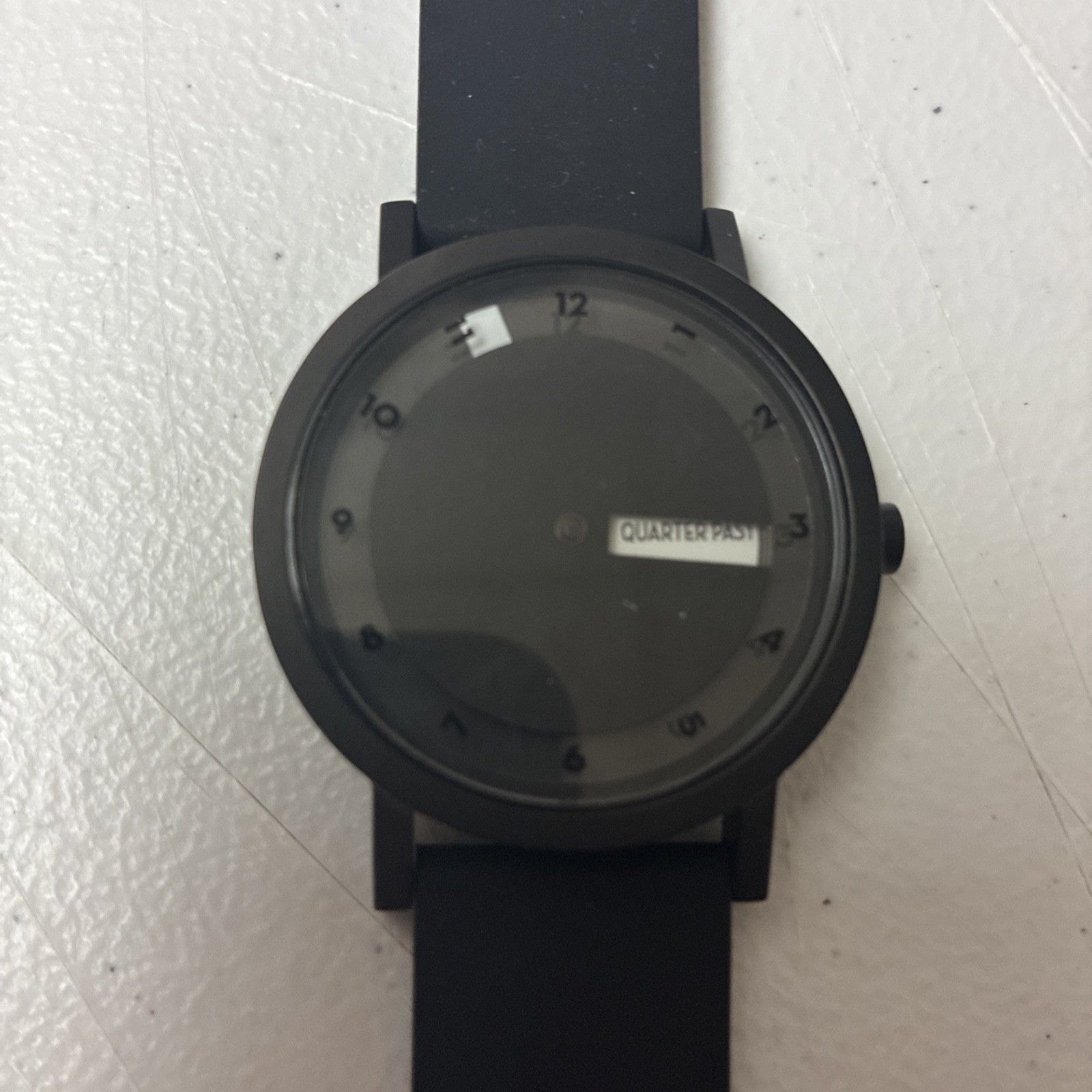 Projects Watches Architecture Black Design Quartz Watch NEW