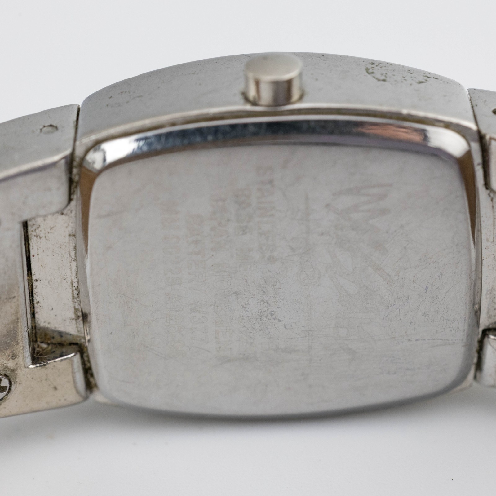 MOSSIMO MM90225 Genuine Leather Lavender Quartz Analog Women’s Watch New Battery