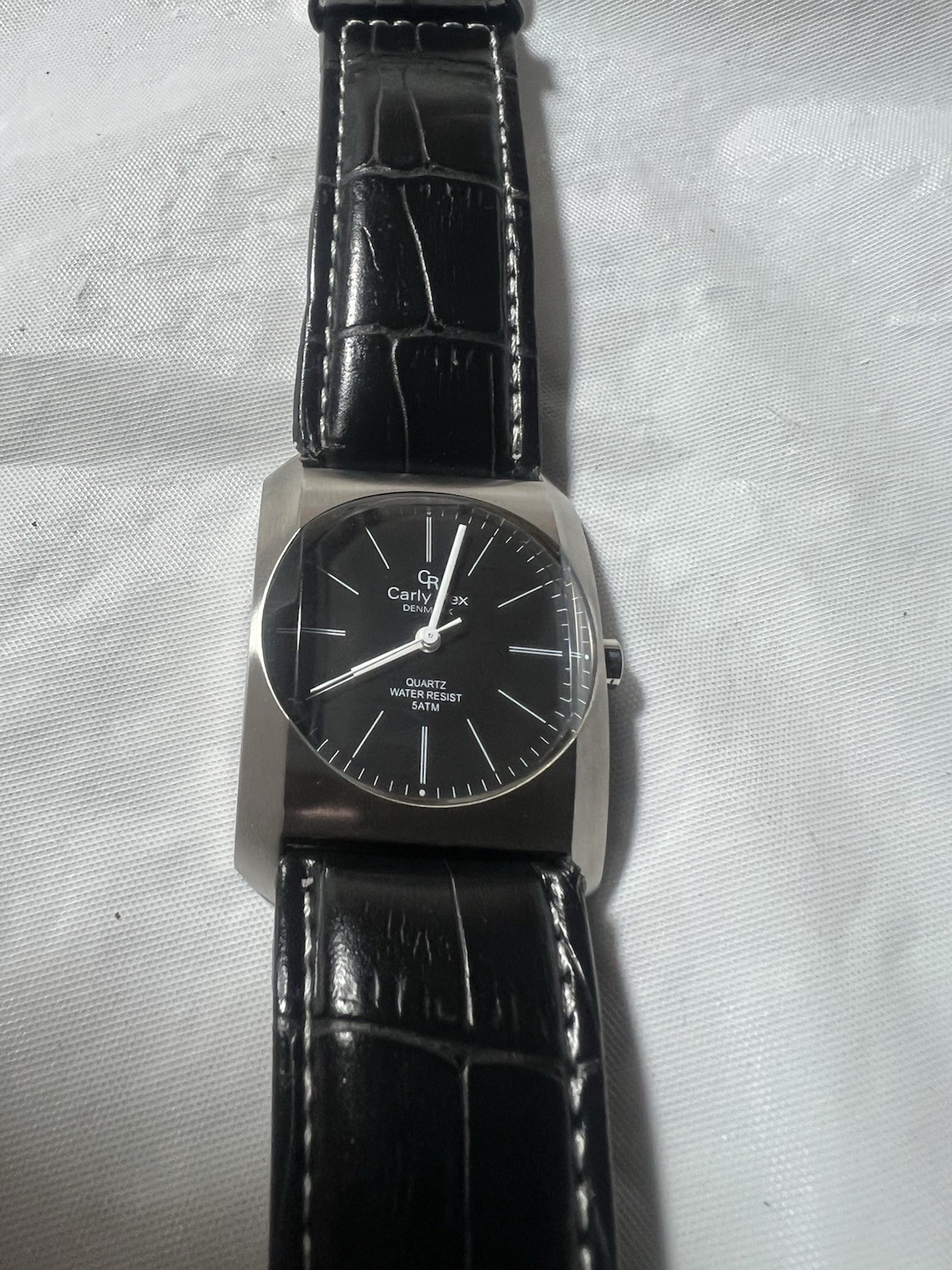 Carly Rex Denmark 🇩🇰 Quartz Water resistant 5 ATM,TANK, classic,CCSSXSX 6130SG