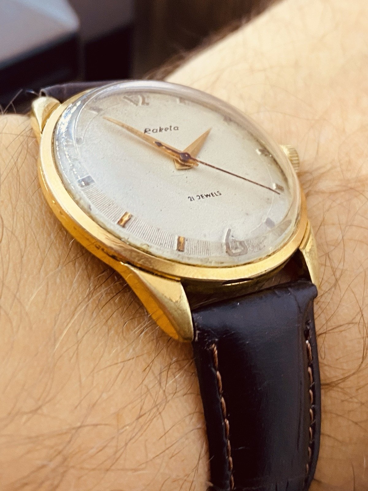 1970s RAKETA Baltika 2609 AU vinatge USSR Soviet watch 19 jewels #7658
