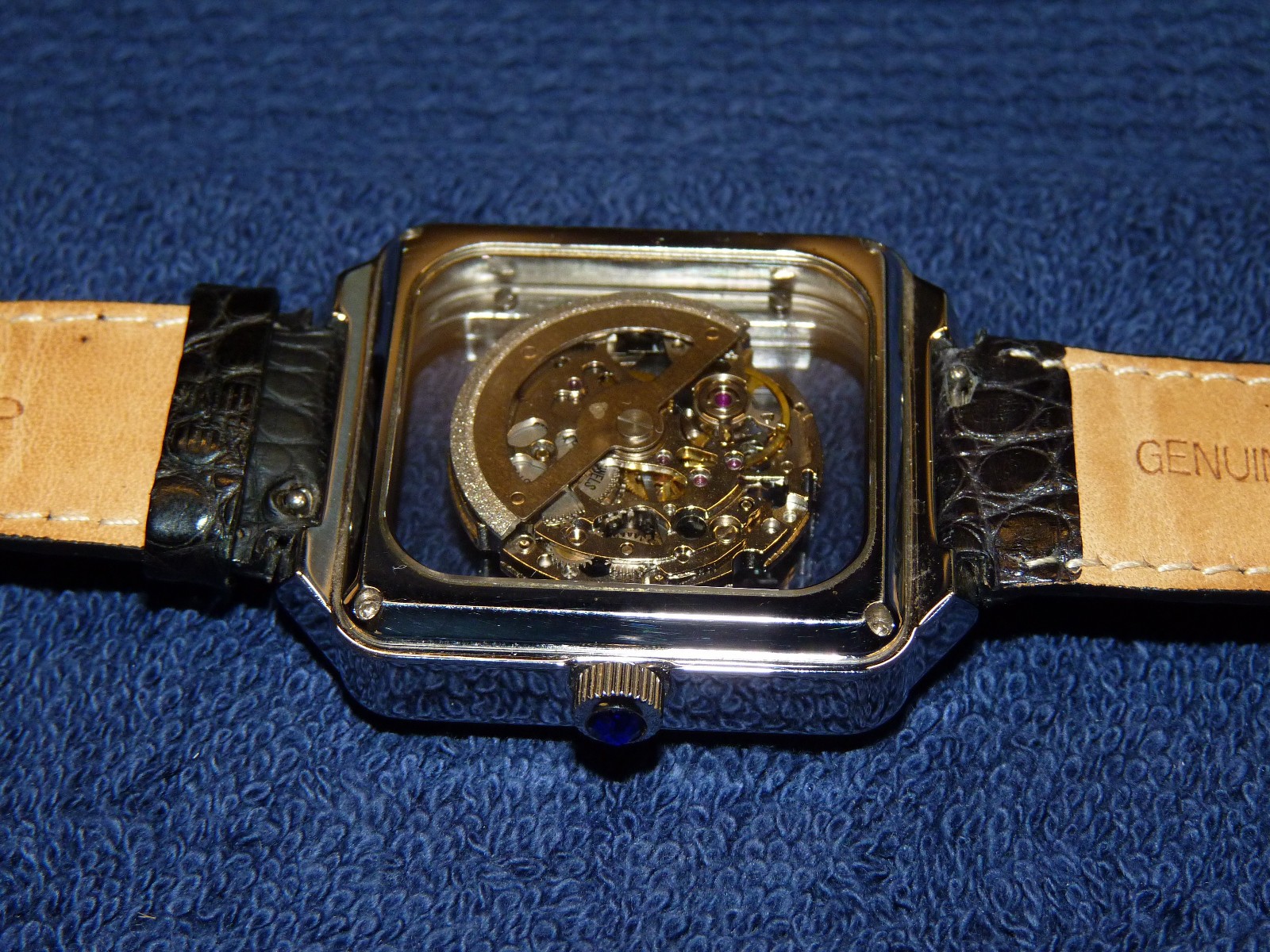 Android Aragon Mystique Automatic Skeleton Men’s Leather Watch Anniversary