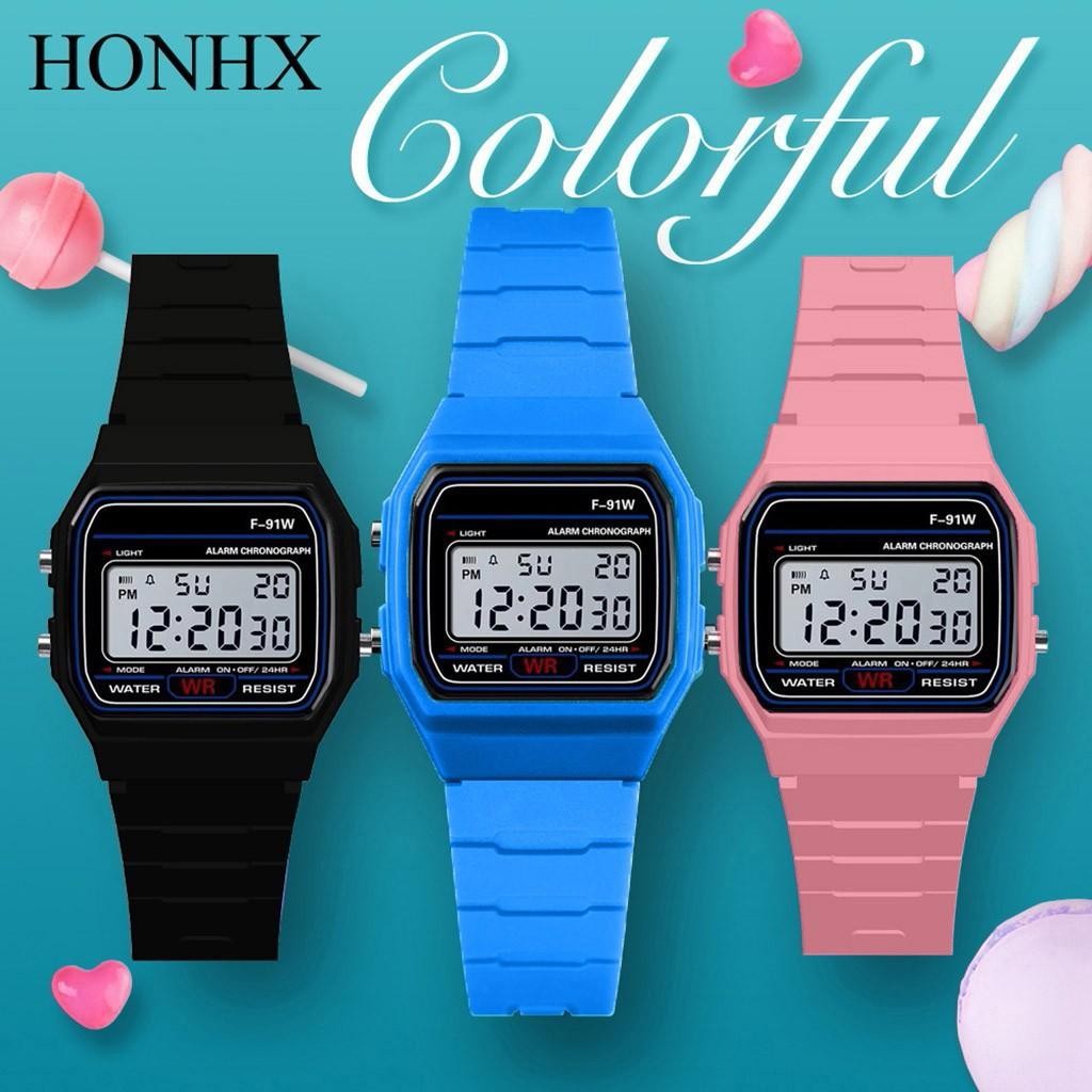 F 91W Classic Digital Resin Strap Watch Stopwatch Chronograph Sport Unisex Men