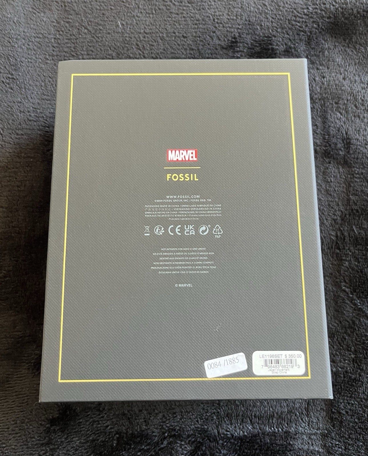 Fossil x Marvel Deadpool Automatic Limited Edition w/ Box & Papers