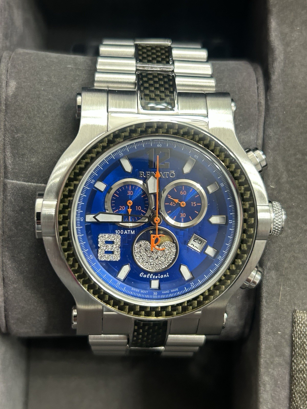 Renato Collezioni Carbon T-Rex watch Carbon Limited #62/100 Made Very Rare