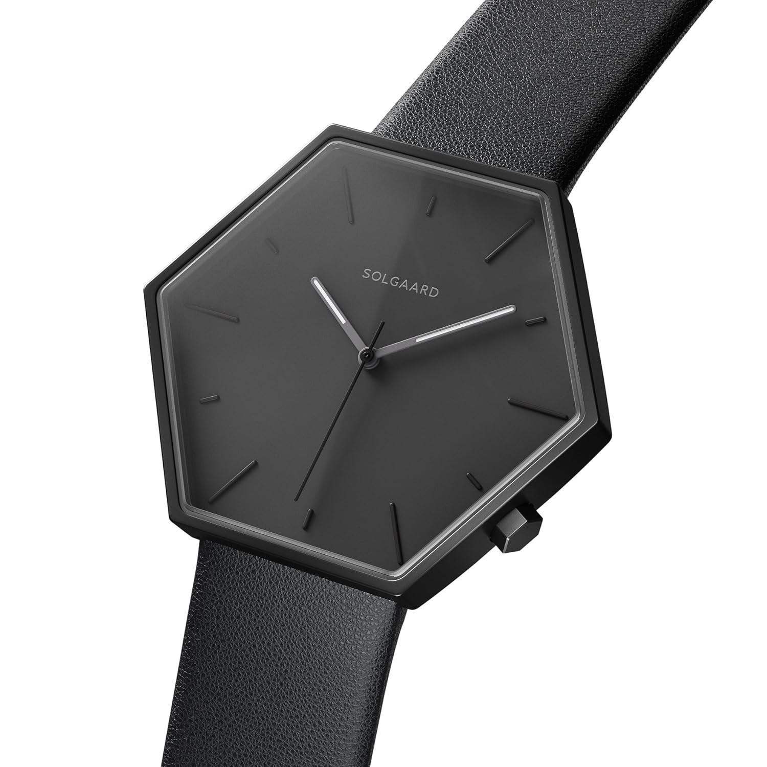SOLGAARD HEX WRISTWATCH THE MINIMALIST ONE GENUINE LEATHER ANALOG Men’s Women’s