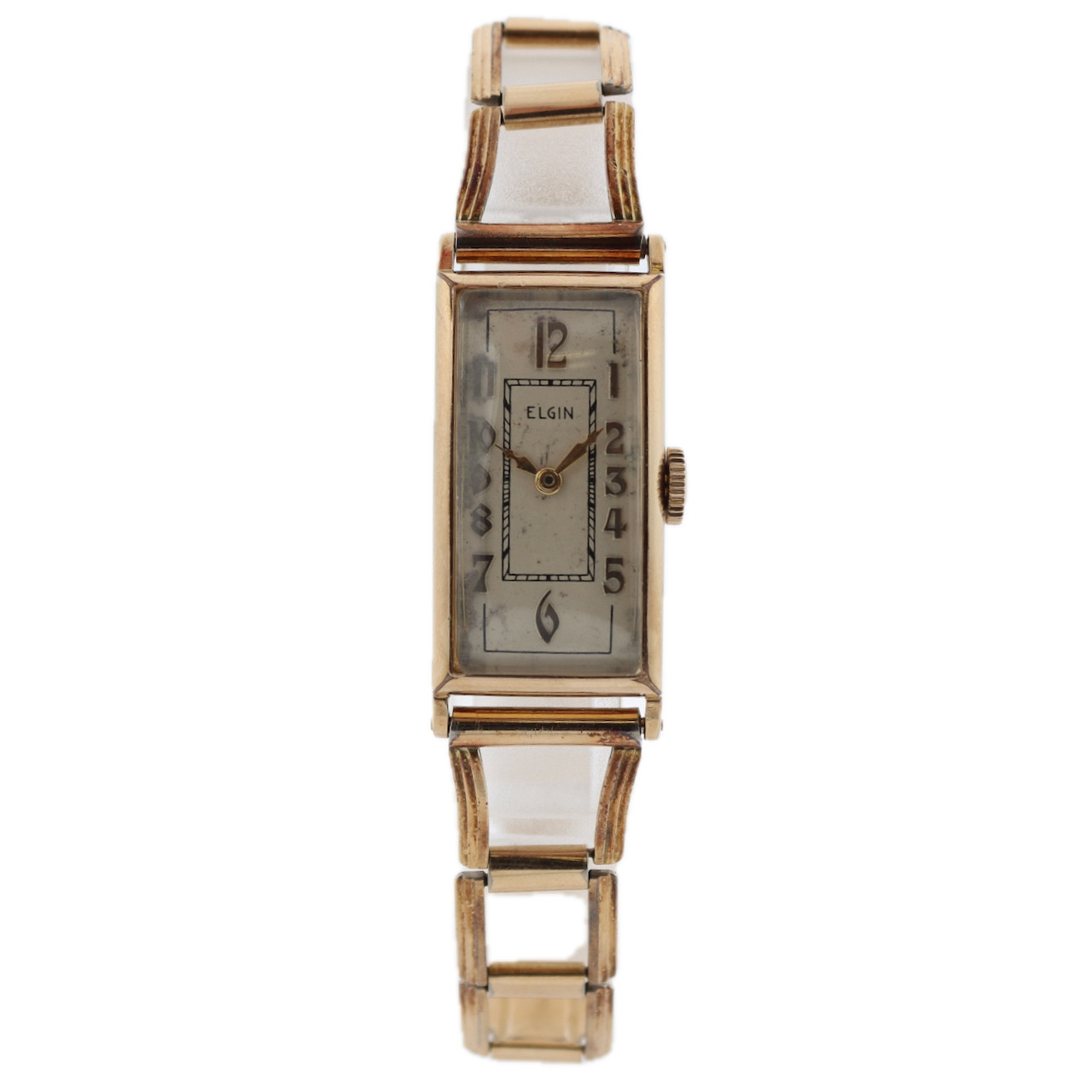 Vintage 17.5mm 1936 Elgin 7j Men’s Mechanical Wristwatch 488 USA Steel