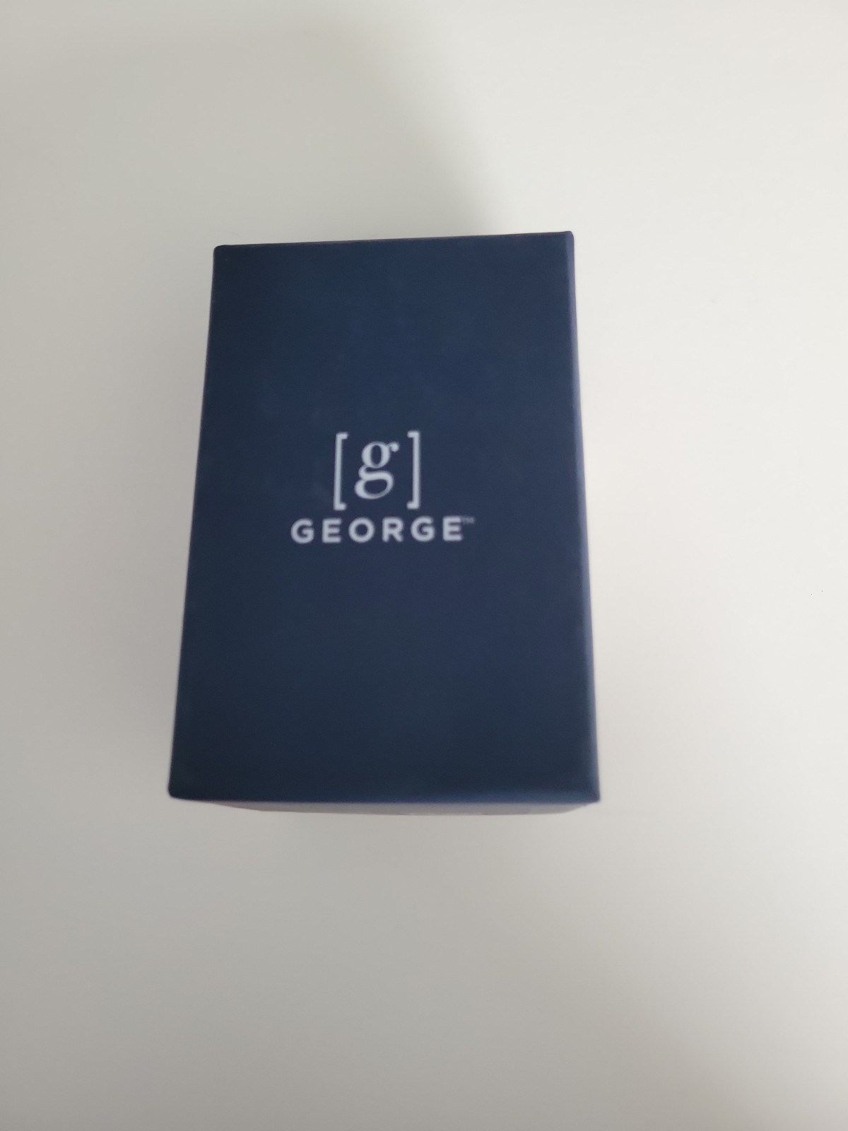 GEORGE Men’s Gunmetal Case, Black Easy Read Dial and Cognac Vegan Leather Watch