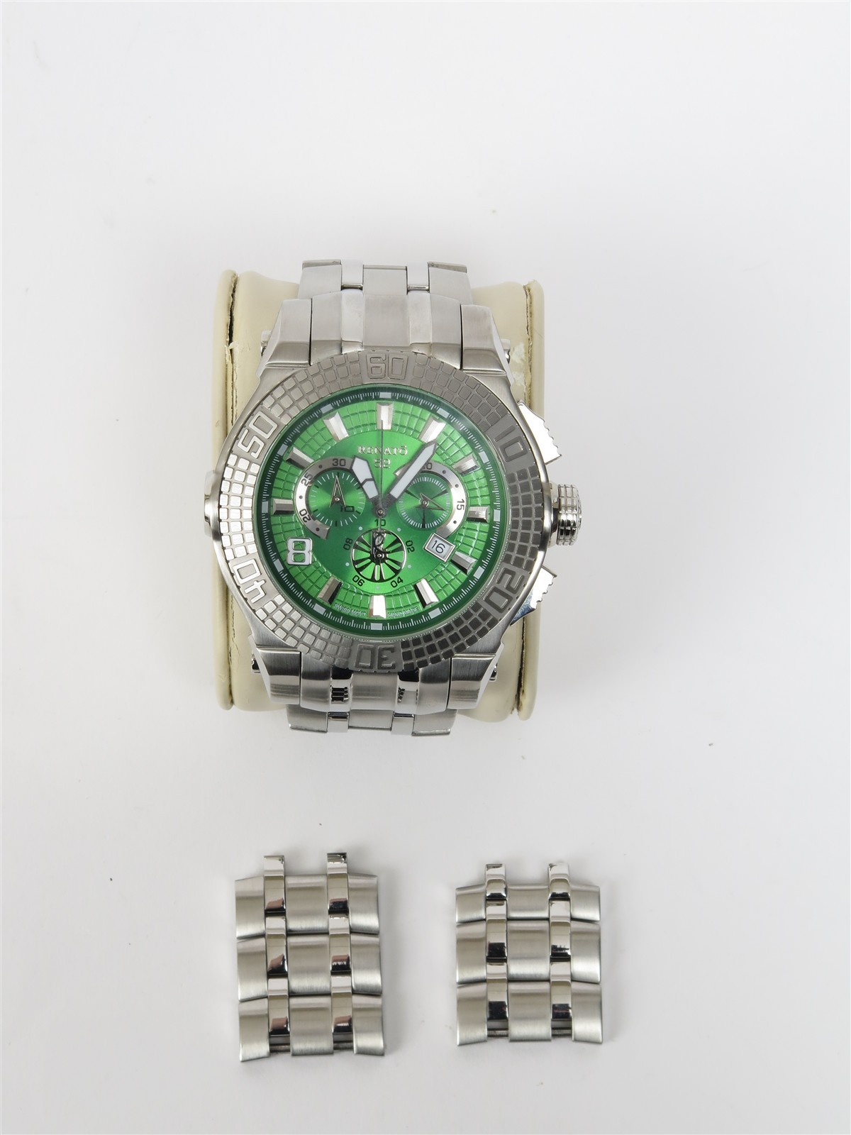 Renato Buzo 52 Swiss Diver Chronograph Green Dial Ltd. Edition 20/50 Men’s Watch