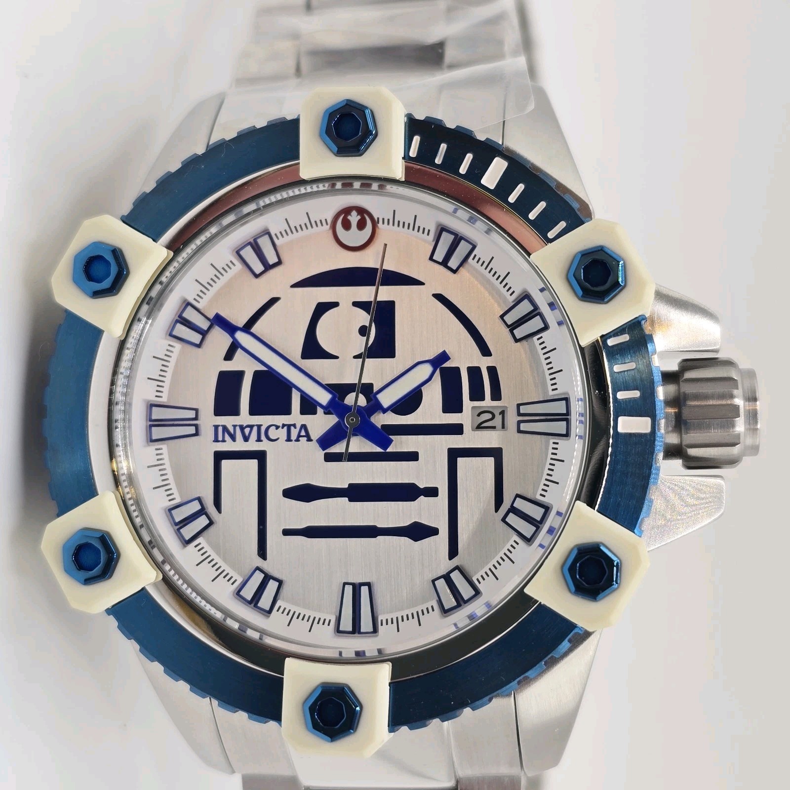 Invicta Star Wars R2-D2 Watch Men’s Automatic 48mm 26556
