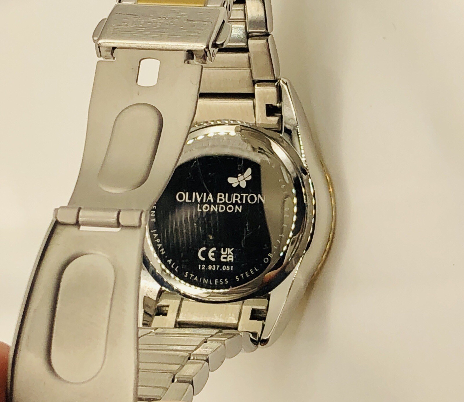 Olivia Burton Classic Glowful Two-Tone Bracelet Watch~Note: 6.25mm Bracelet 🔋✅