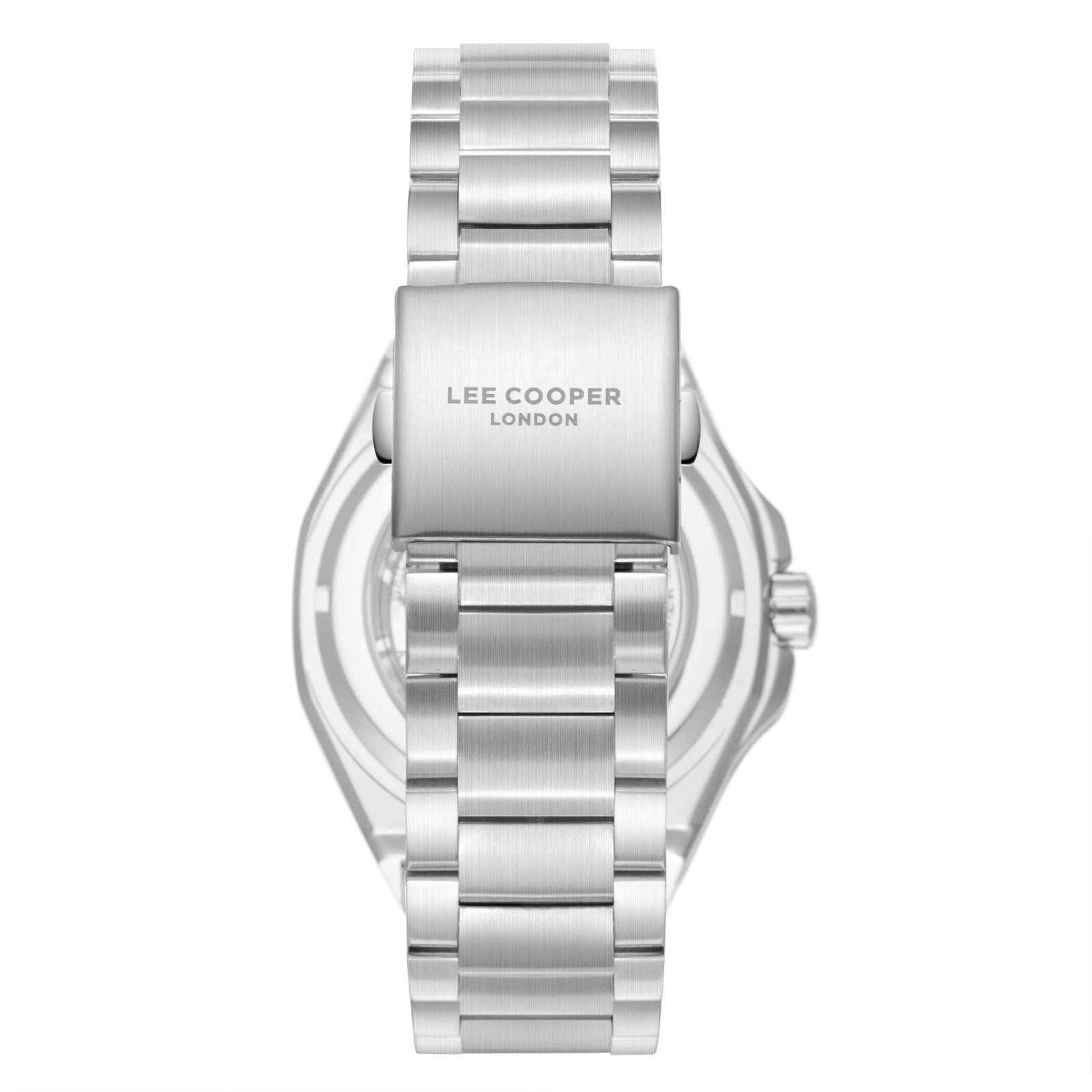 Lee Cooper Men’s Automatic Watch | Blue Dial, Silver Case, 43mm, 50 m (5 ATM)